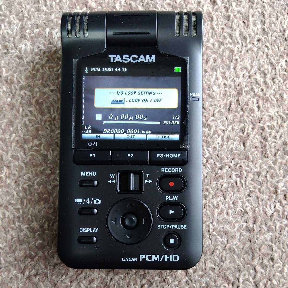  beautiful goods TASCAM linear PCM recorder HD video recorder DR-V1HD