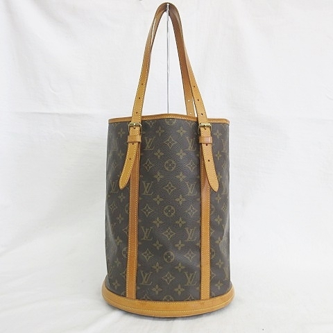 ルイヴィトン LOUIS VUITTON モノグラム バケットGM ショルダーバッグ トートバッグ バケツ型 レザー M42236 24041001S_画像1