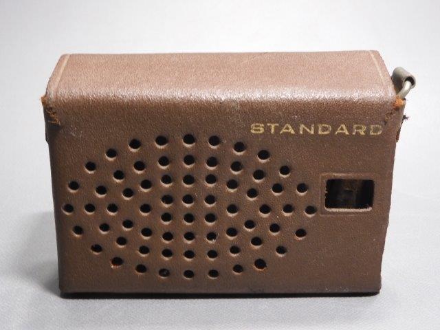  アンティーク ラジオ STANDARD RADIO CORP. SR-F410 TRANSISTOR 6 革ケース付き 未動作ジャンク 昭和レトロの画像8