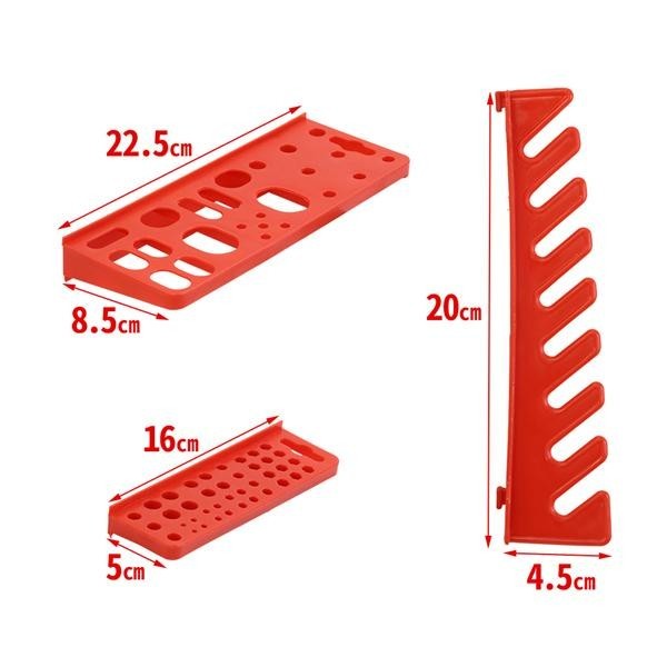 工具 収納 壁掛け アイディア ボックス DIY 収納ケース 収納棚 工具収納 部品収納ケース 46PCS 小物_画像6