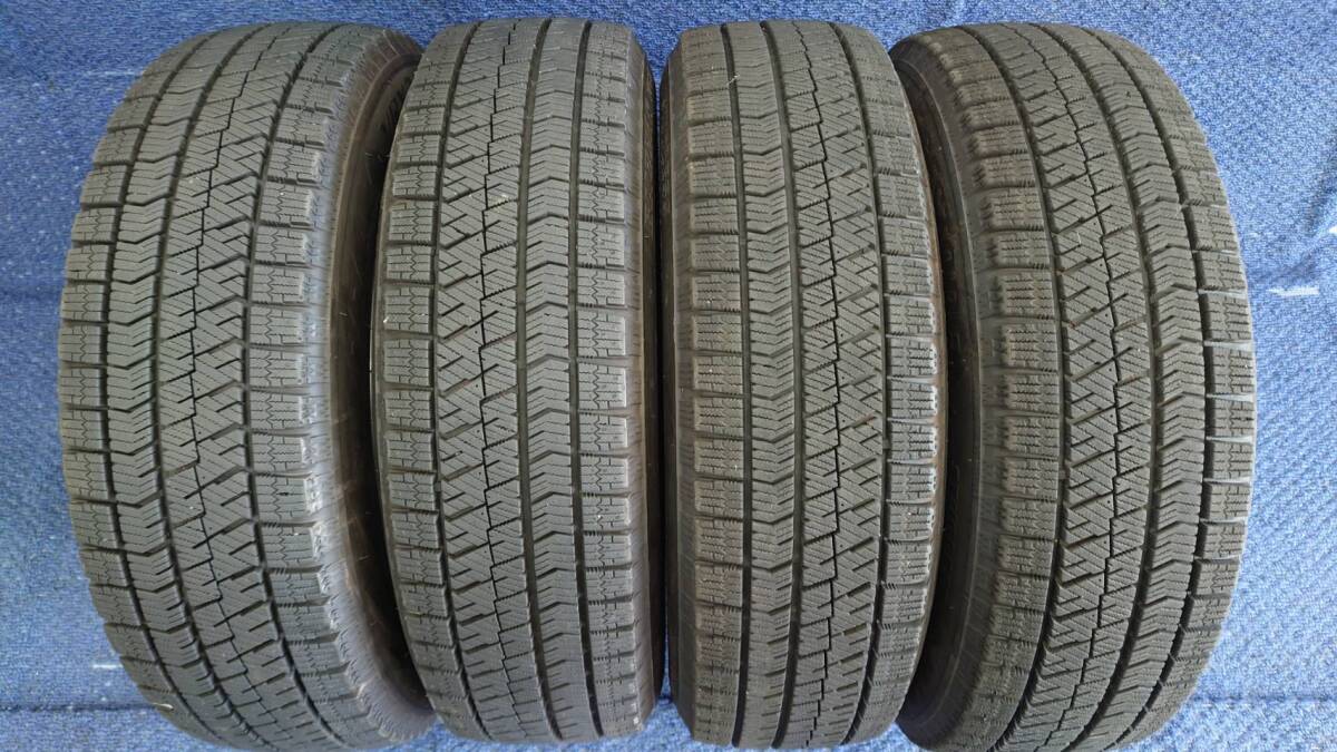 B/S BZ VRX2 175/65R15 PREO 15×5.5J+42 4H/100 イボ付/アクア/ヴィッツ/デミオ/パッソ/フィット/コンパクトカー各種/ブリザック/604078_画像5