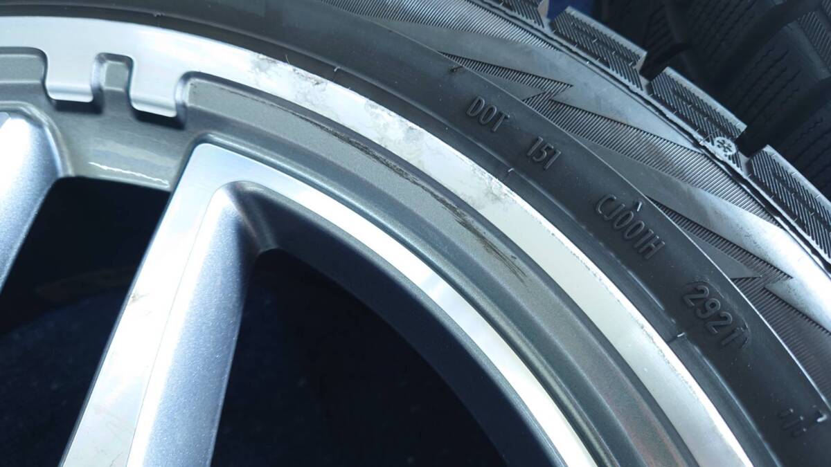 B/S 20年製 ベンツ Bクラス(W246)純正 17×7.5J+52.5 ピレリ アイスA+ 225/45R17 W245/Aクラス/W176/W169/CLA/C117/スタッドレス/604192の画像2