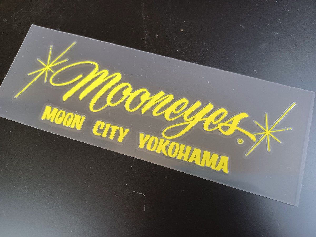 再入荷!!【MOONEYES】 YOKOHAMA CITY転写デカール/ステッカー/イエロー