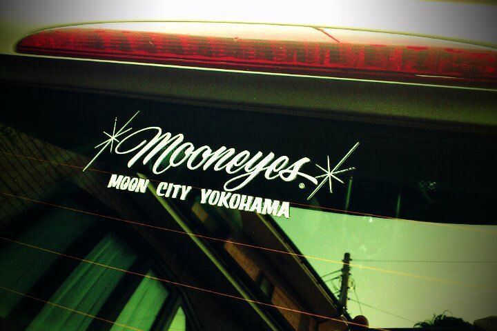 再入荷!!【MOONEYES】 YOKOHAMA CITY転写デカール/ステッカー/ホワイト