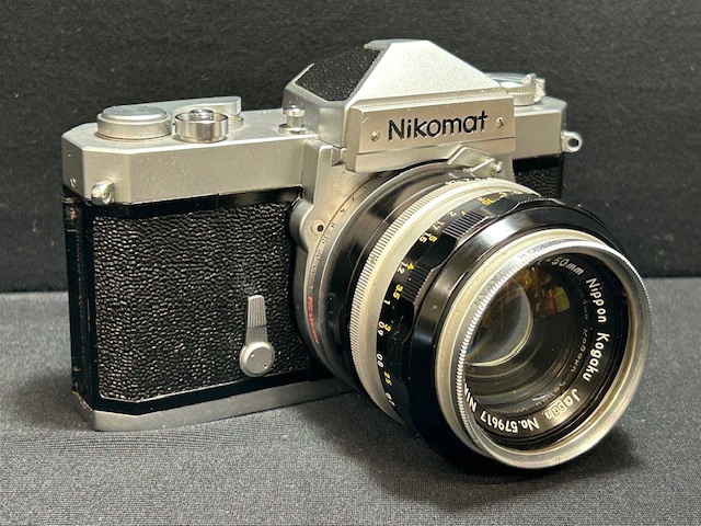 ※23312 Nikon FT Nikomat LENS NIKKOR-S Auto 1:1.4 F＝50ｍｍ ニコン １眼レフ フィルム 個人保管の画像2