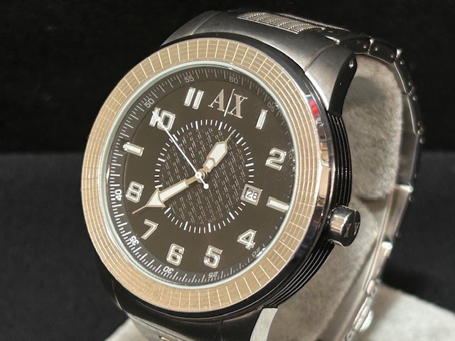 ※23484 ARMANI EXCHANGE A/X 腕時計 クオーツ メンズ 現状渡しの画像4