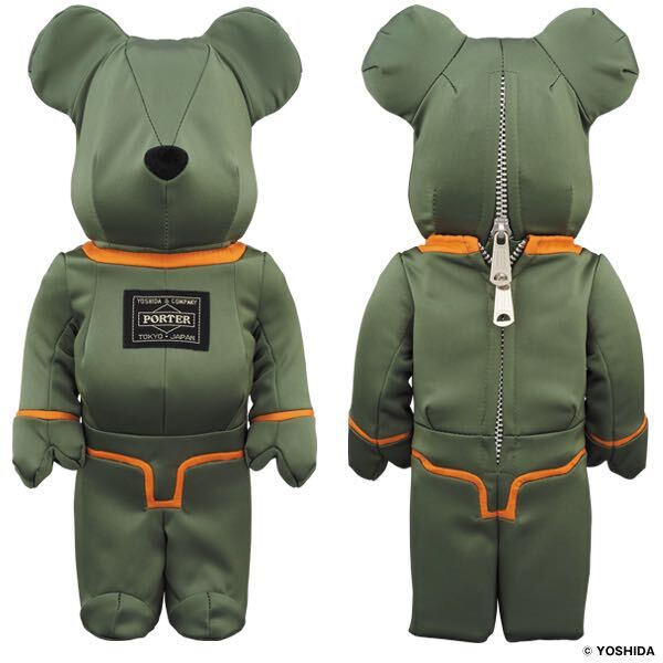 即決 送料無料 2体セット 400% porter tanker black sage green 即決 送料無料 2体セット 400% porter tanker black sage green