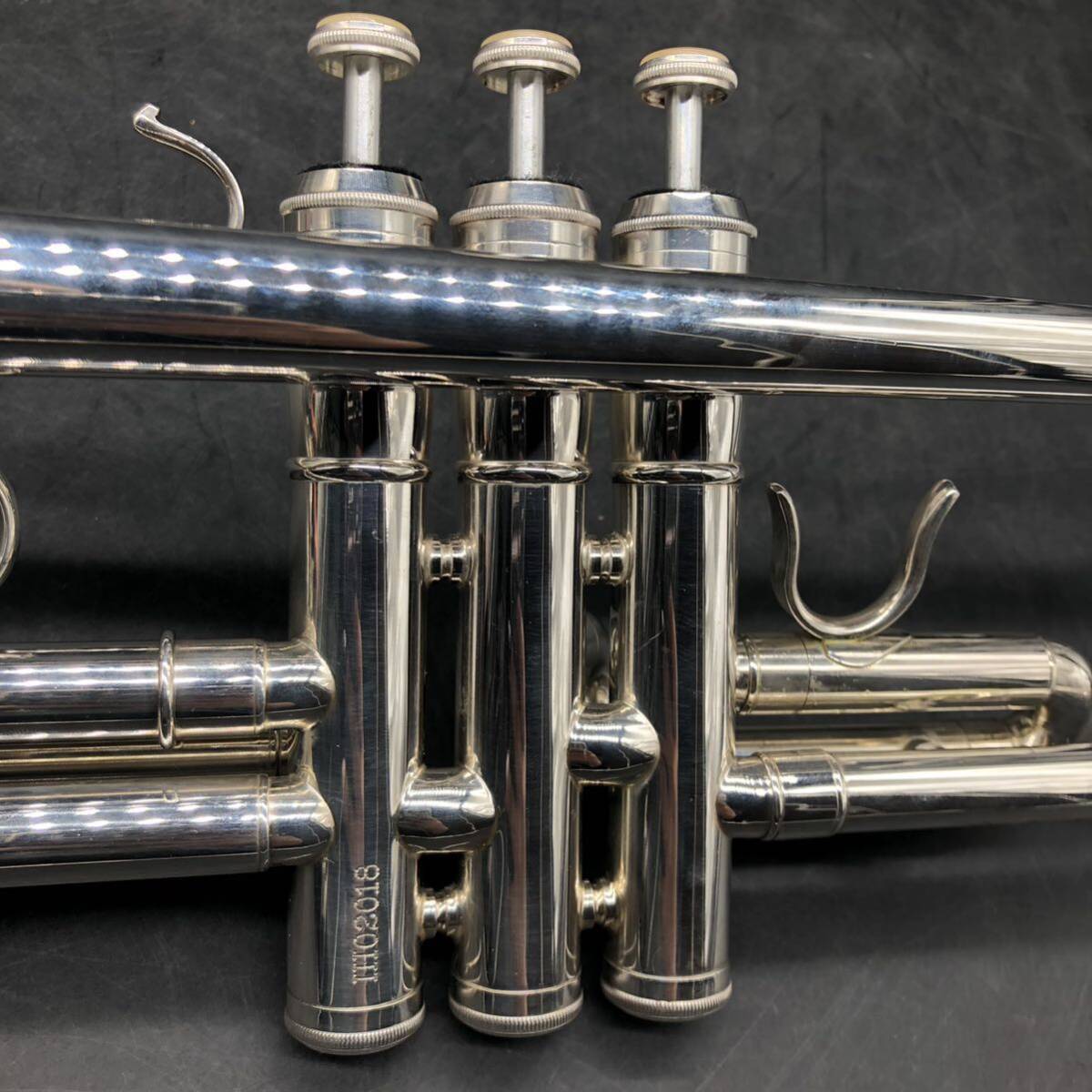 438 Heinrich トランペット IH02018 管楽器 金管楽器 吹奏楽器 音楽 演奏 ケース付 ハードケース付_画像7