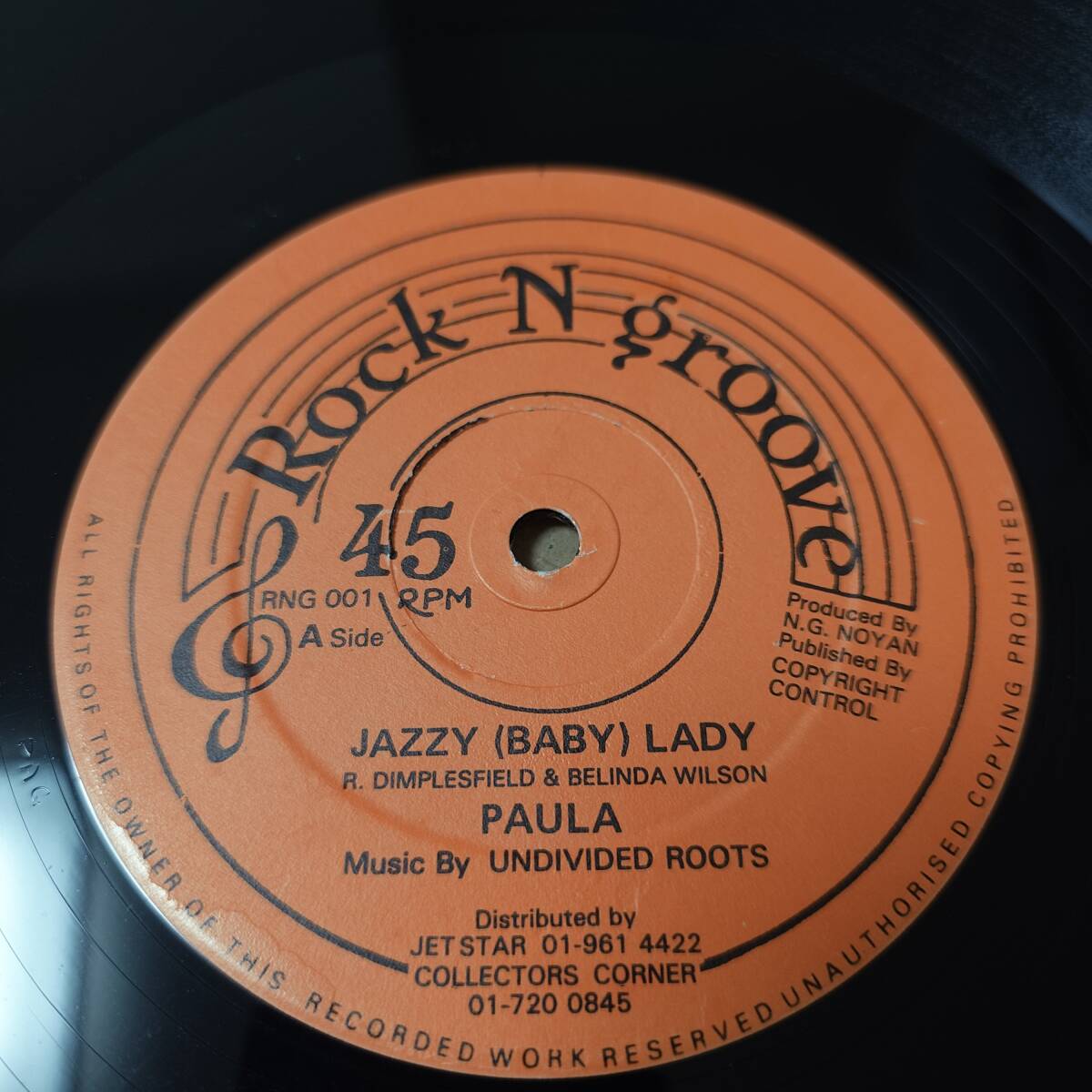 Paula - Jazzy (Baby) Lady / Paula & Gillian - You Want My Man // Rock N Groove 12inch / AA0608 _画像1