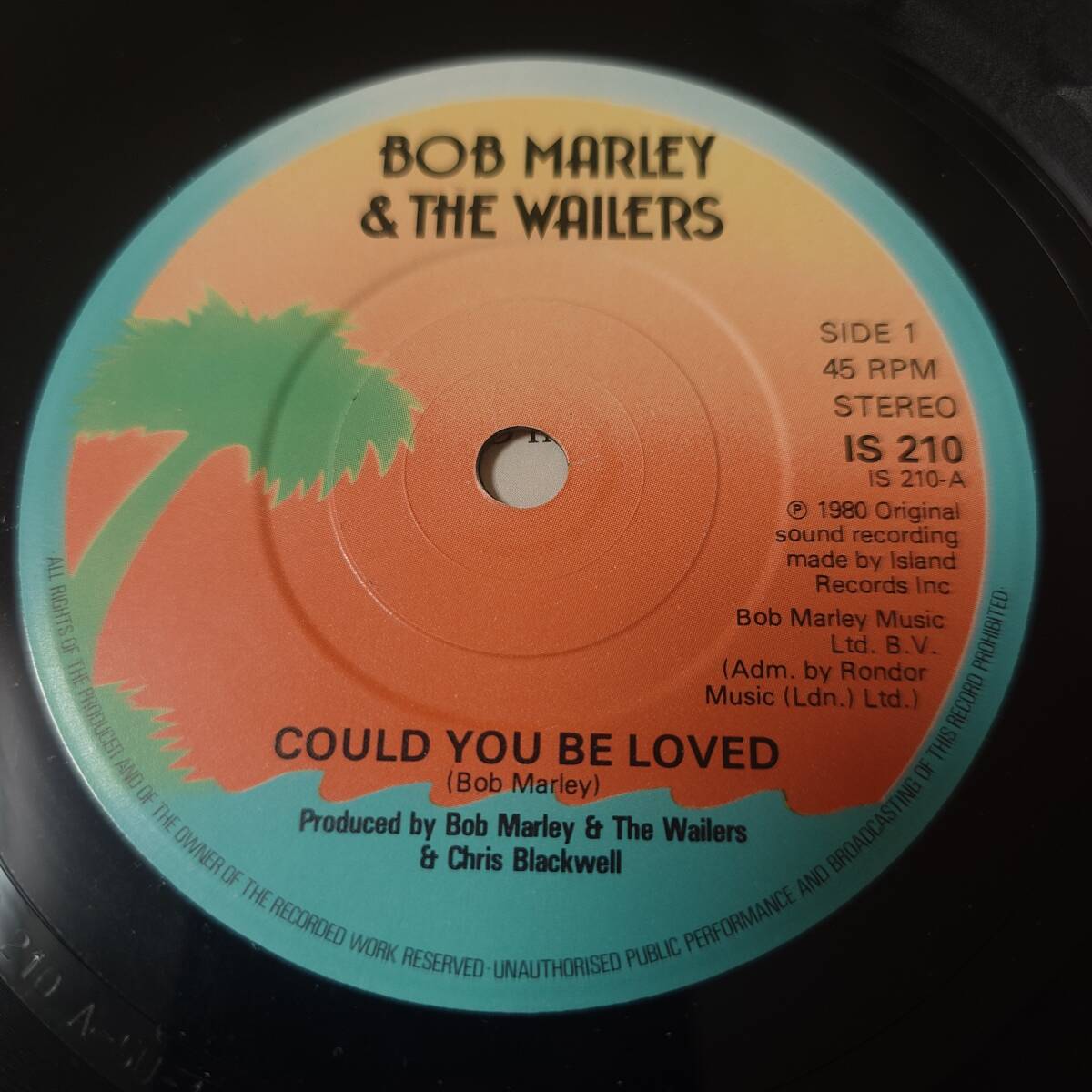 Bob Marley & The Wailers - No Woman No Cry (Remix) / Could You Be Loved // Island Records 7inch / Roots / AA0526 の画像3