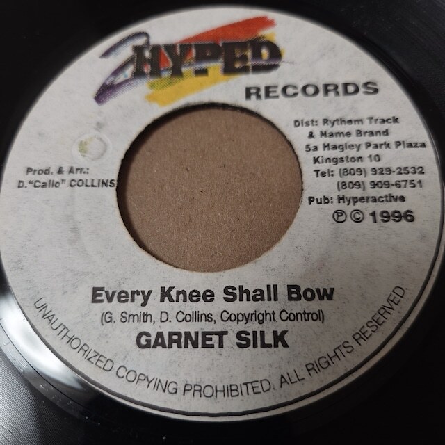 Garnet Silk - Every Knee Shall Bow // 2 Hyped Records 7inch / Garnett / Bimbo / AA0225 _画像1