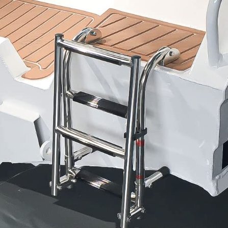  boat for ladder folding 3 step 3 step 3 ladder ship stainless steel .. marine boat outdoor leisure fishing pon two n polish sea 