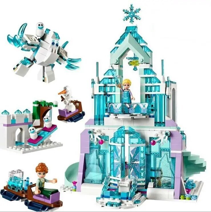 SX3016 LEGO ブロック 互換 アナと雪の女王 ビルディングブロック アナ雪 フローズン　氷の城_画像1
