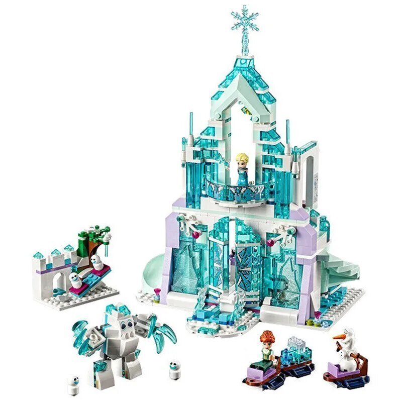 SX3016 LEGO ブロック 互換 アナと雪の女王 ビルディングブロック アナ雪 フローズン　氷の城_画像2