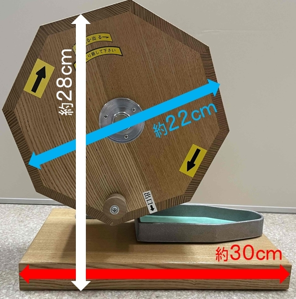 中古 木製 ガラガラ 抽選機 福引 イベントの画像7