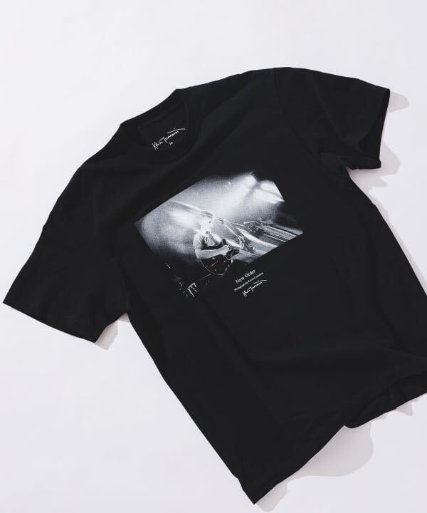 美品 Kevin Cummins × BEAMS 別注 New Order Photo Tシャツ XL / ビームス ニューオーダー Tee プリント フォト Black ブラック 黒_画像1