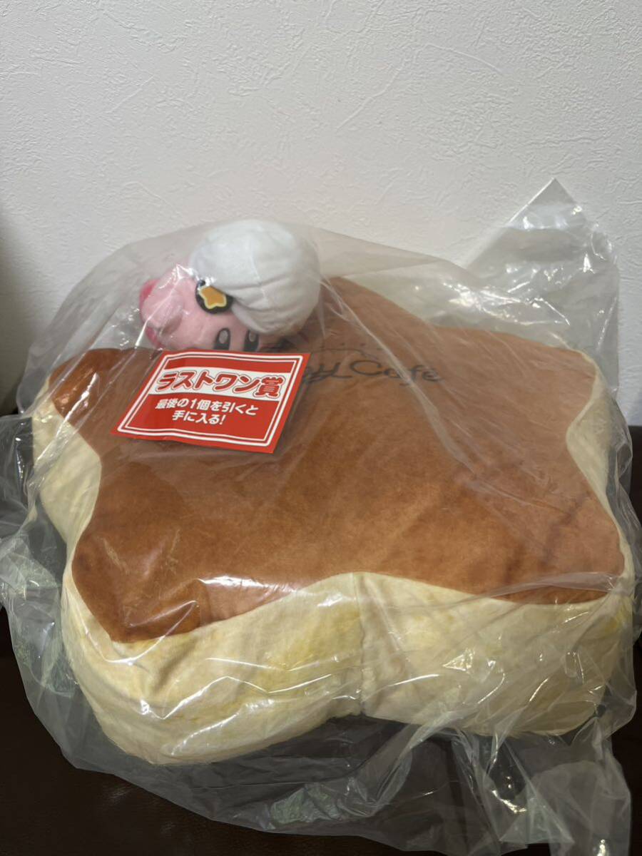 未開封 一番くじ 星のカービィ Kirby Caf ラストワン賞 ふわふわワープスターパンケーキ クッション / Cafe パンケーキ ぬいぐるみの画像2