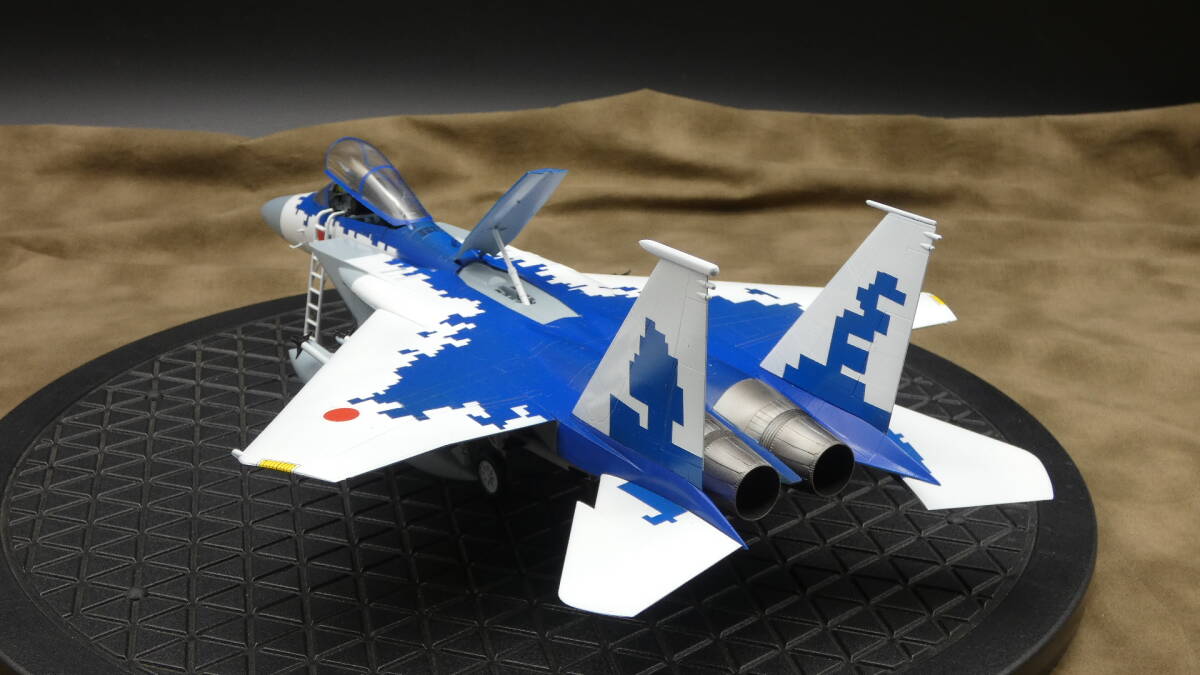 ハセガワ 1/48 F-15Cイーグル デジタル迷彩ペイント仕上げ 完成品の画像3