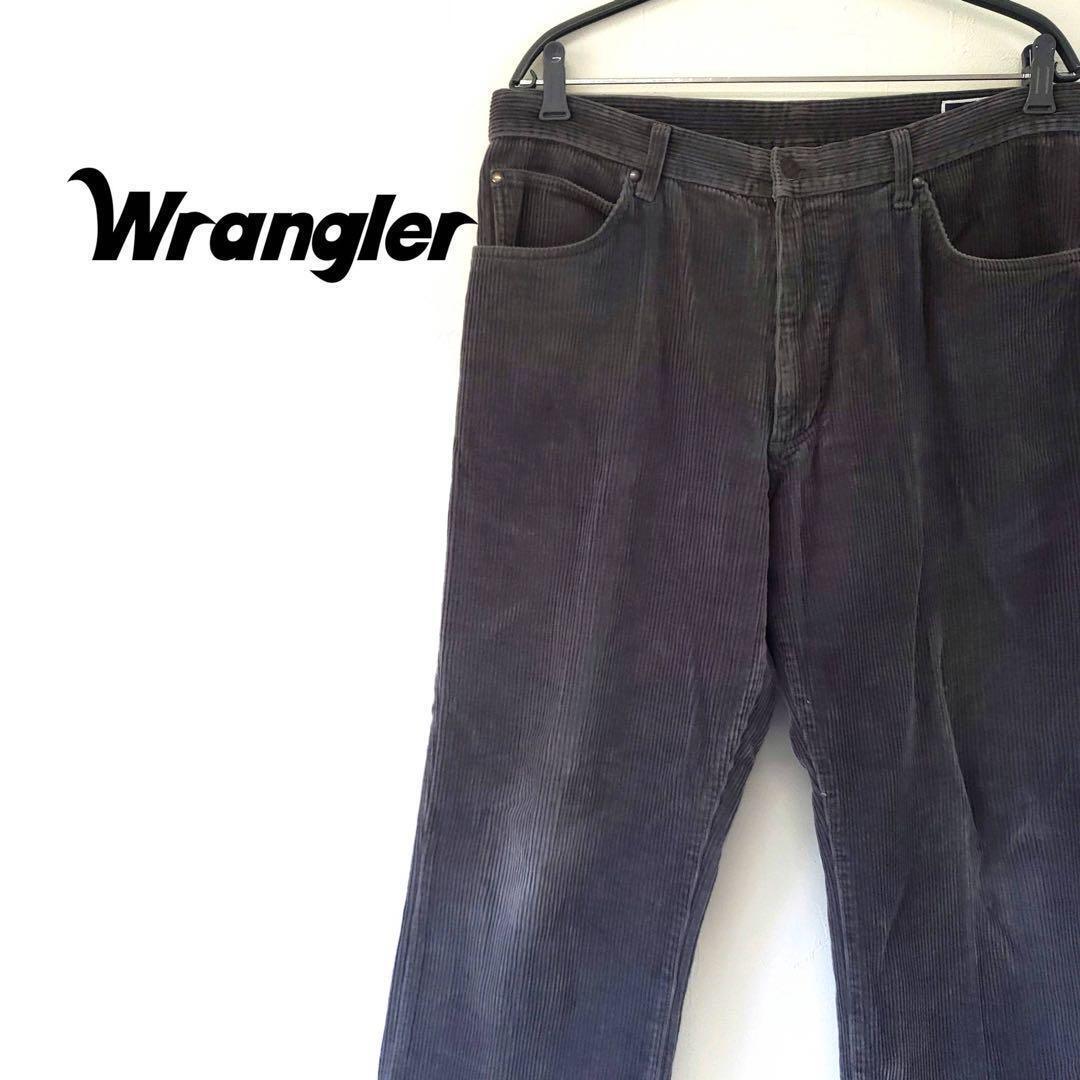 Wrangler 5ポケット コーデュロイ ワイド ストレート パンツ　ラングラー　2XL グレー　アメリカ古着_画像1