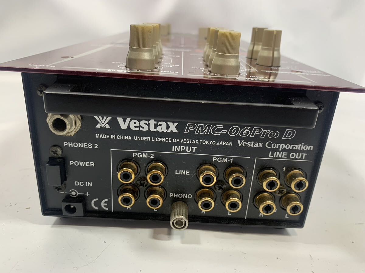 Vestax PMC-06proD ベスタクス DJ ミキサー 通電確認済の画像3