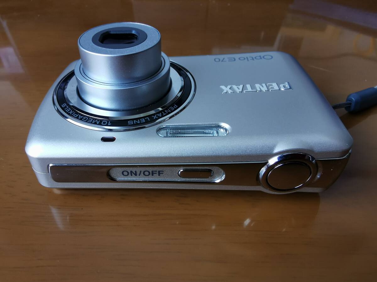 【動作確認済】 Pentax Optio E70 ペンタックス オプティオ 元箱付の画像6