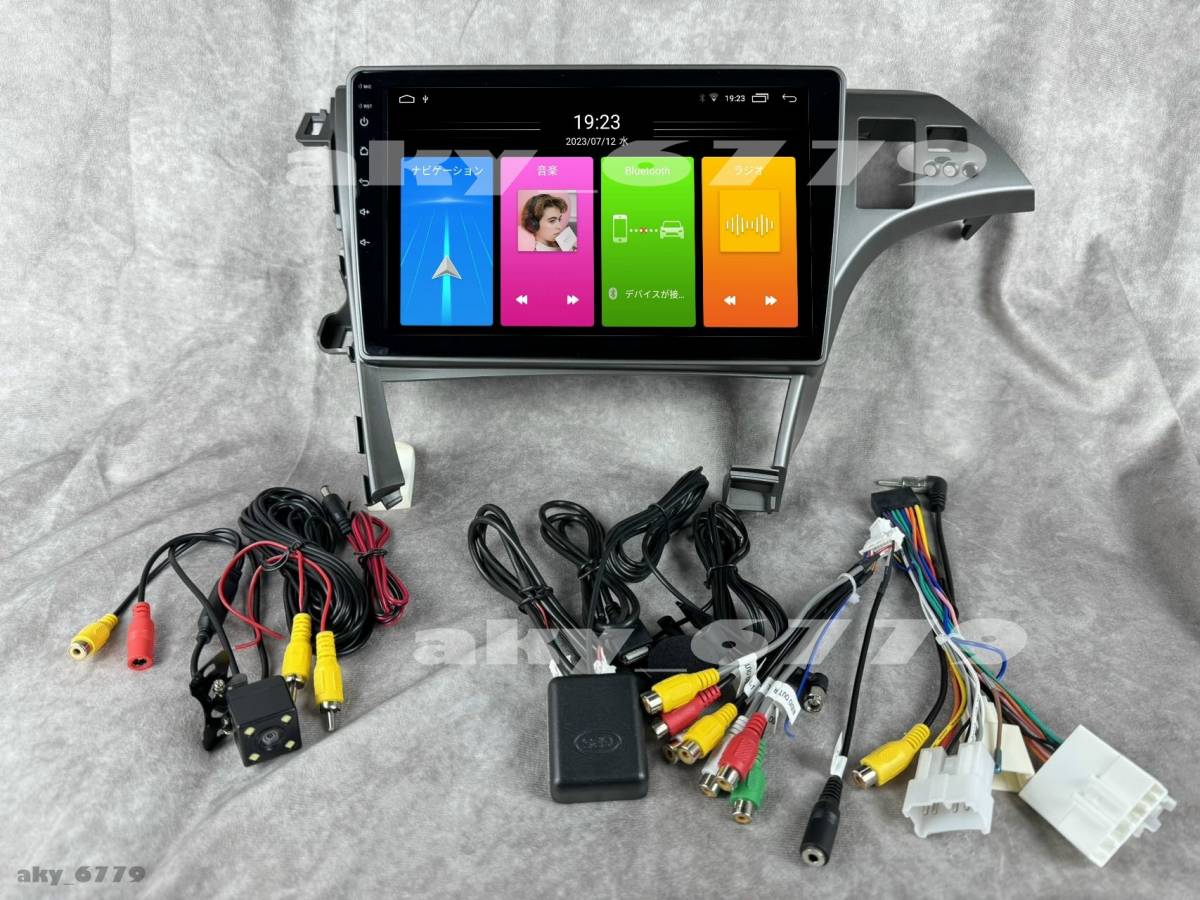 10インチ 30系 プリウス 専用 パネル iPhone CarPlay HUD用 アンドロイド ナビ ディスプレイオーディオ 新品 バックカメラ付 2GB/32GBの画像1