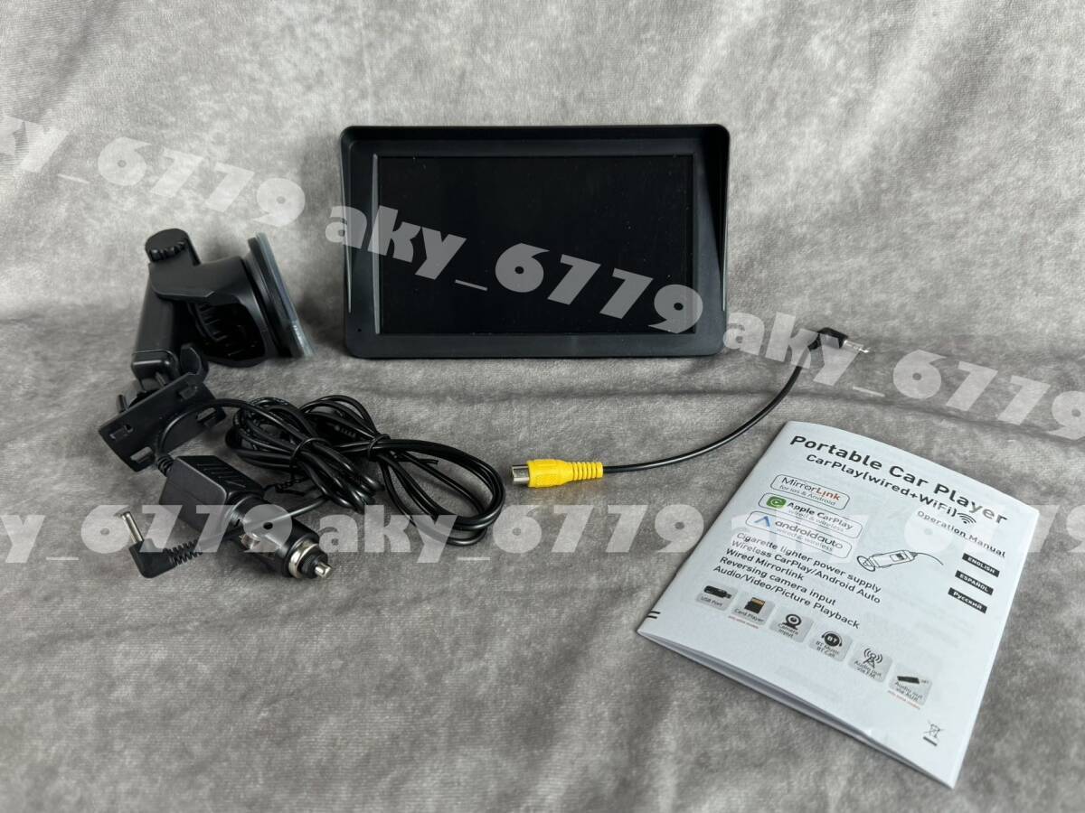 1円～ 7インチ オンダッシュ ナビ CarPlay Android Auto ポータブルカーナビ 新品 バックカメラ付 タッチパネル FMトランスミッター_画像1