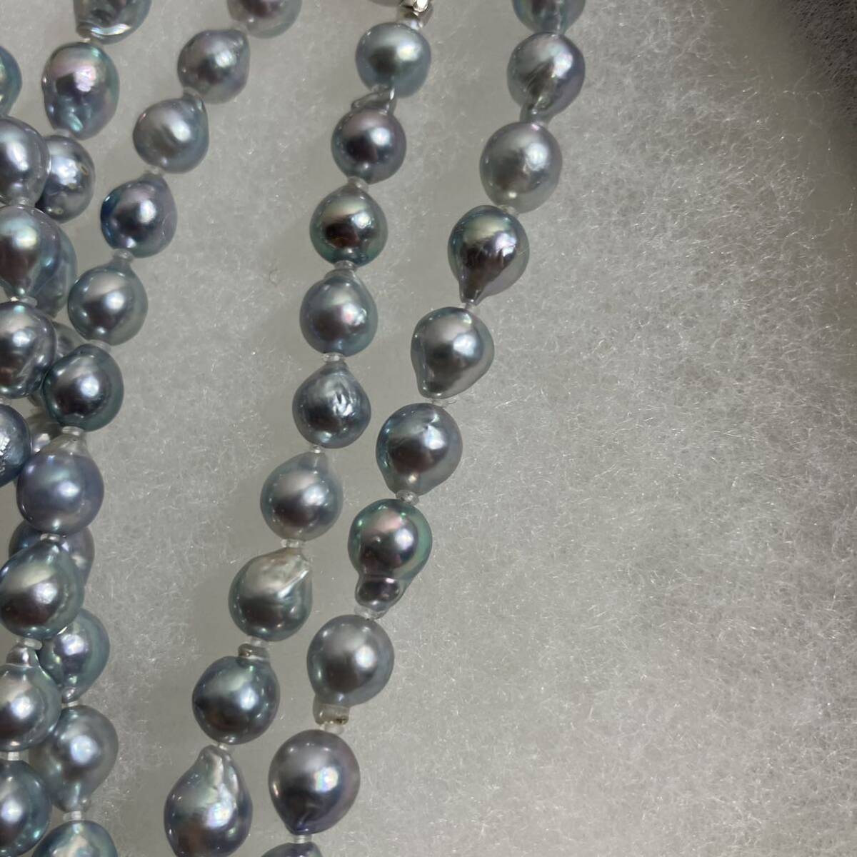 パールネックレス あこや真珠 ロングネックレス アコヤ レディース アクセサリー 真珠の画像5