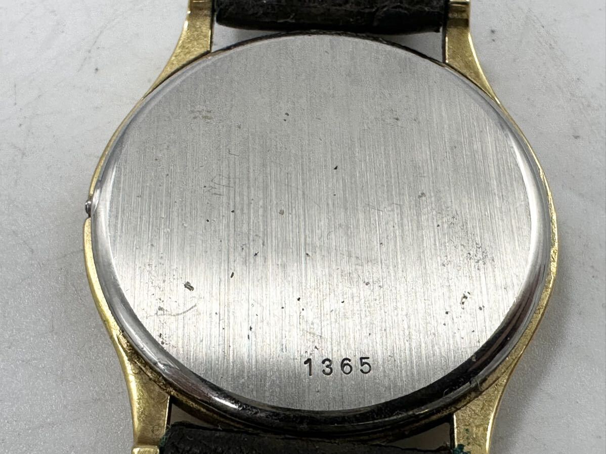 【Z41】1円スタート OMEGA De Ville QUARTZ / 1365 オメガ デビル クオーツ 金色文字盤 メンズ 腕時計 の画像8