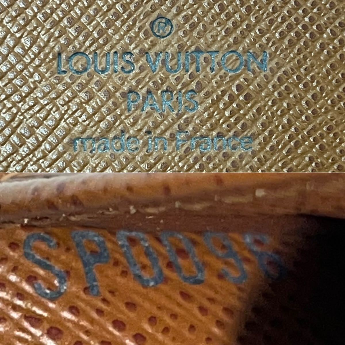 【3T92】 1円スタート LOUIS VUITTON / SP0096 ルイヴィトン モノグラム ポルトモネ ビエ カルトクレディ 二つ折り 財布 ブラウンの画像3