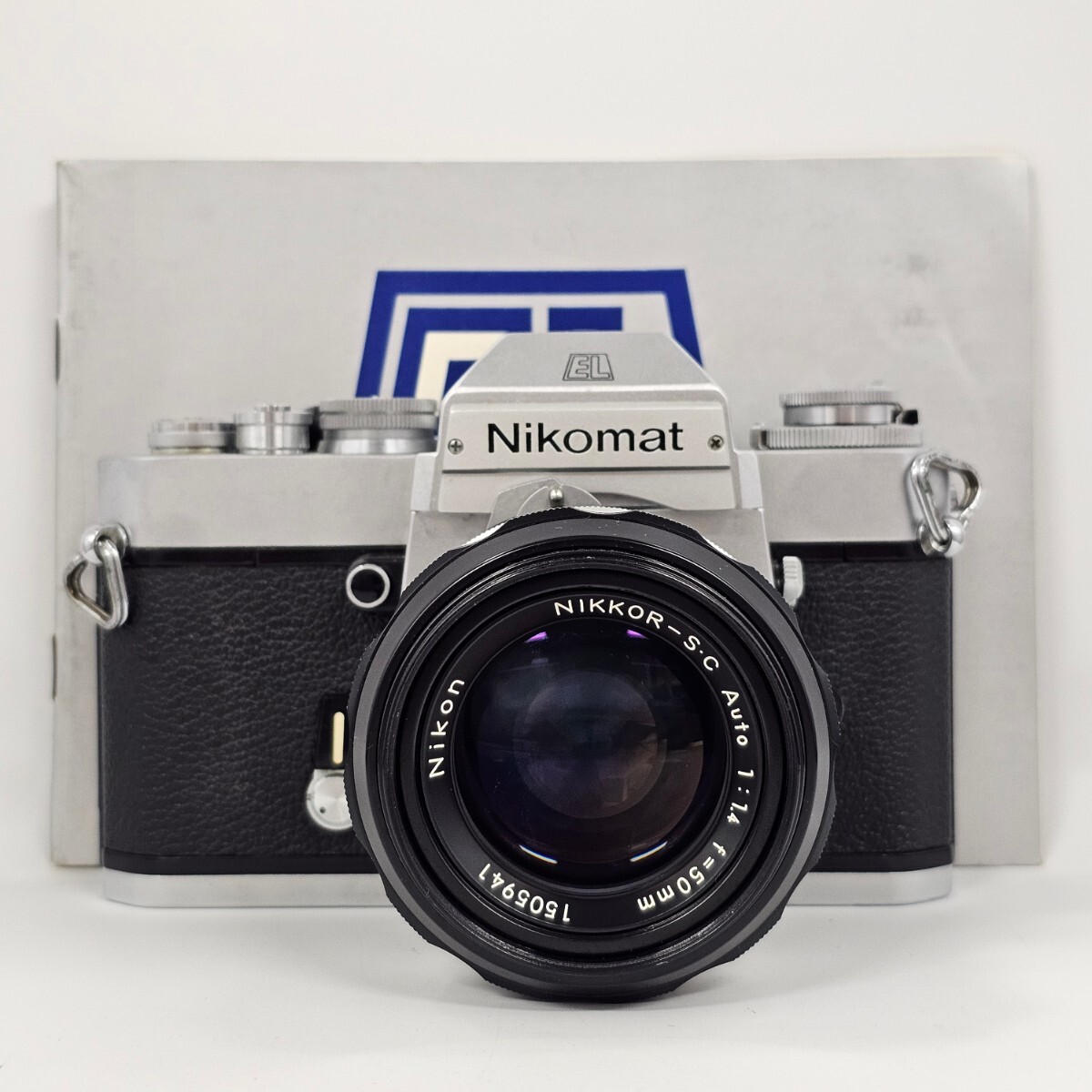 【4A30】1円スタート Nikomat EL レンズ NIKKOR-S・C Auto 50mm 1:1.4 ニコン ニッコール フィルムカメラ 一眼レフ_画像1