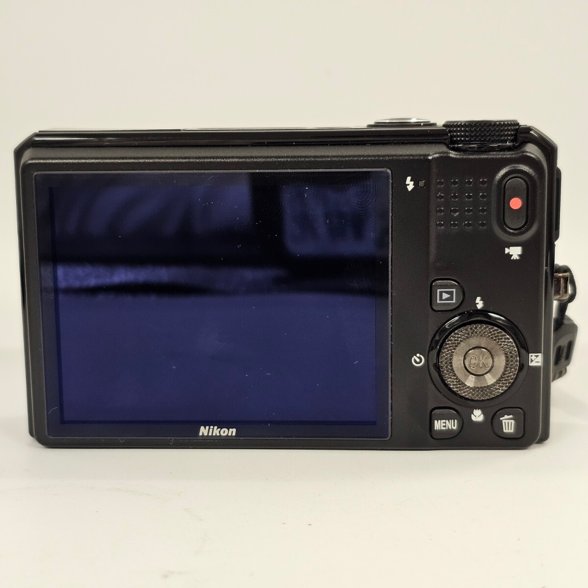 【4A28】1円スタート Nikon COOLPIX S9100 ニコン クールピクス デジタルカメラ コンパクトデジタルカメラ デジカメ ブラック_画像4