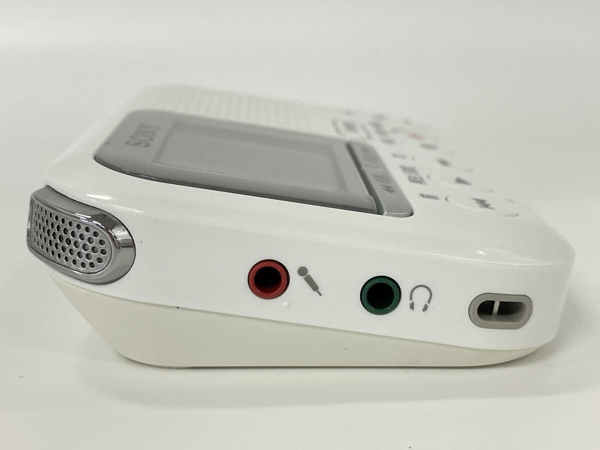 【4R5】 1円スタート SONY ソニー ICD-LX31 メモリーカードレコーダー ボイスレコーダー SDカードレコーダー ホワイト の画像5