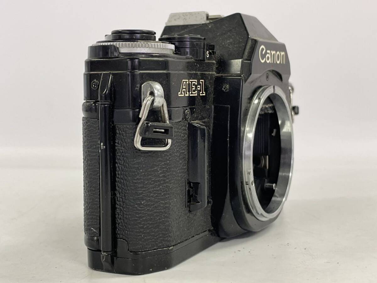 【4T13】1円スタート Canon AE-1 キャノン キヤノン フィルムカメラ 一眼レフカメラ ブラックボディ_画像7