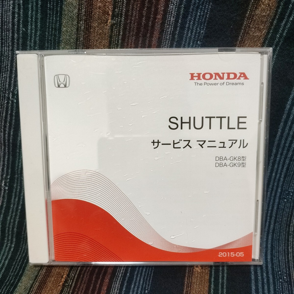 【１円スタート売り切り】 ホンダ サービスマニュアル シャトル SHUTTLE GK8 GK9 2015-05 DVD HONDAの画像1