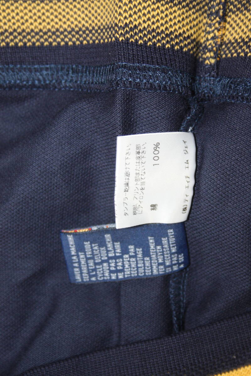 トミージーンズ Tommy Jeans All-Star Denim 男性用 メンズ ポロシャツ 半袖シャツ  XL寸 ネイビー 古着 中古 美品 293の画像7