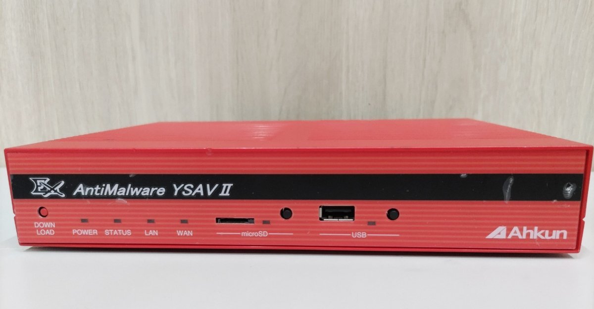 ■中古品■ AntiMalware / YSAVⅡ/ Ahkun (YAMAHA FWX120) /ファイアウォール / 初期化済み_画像3