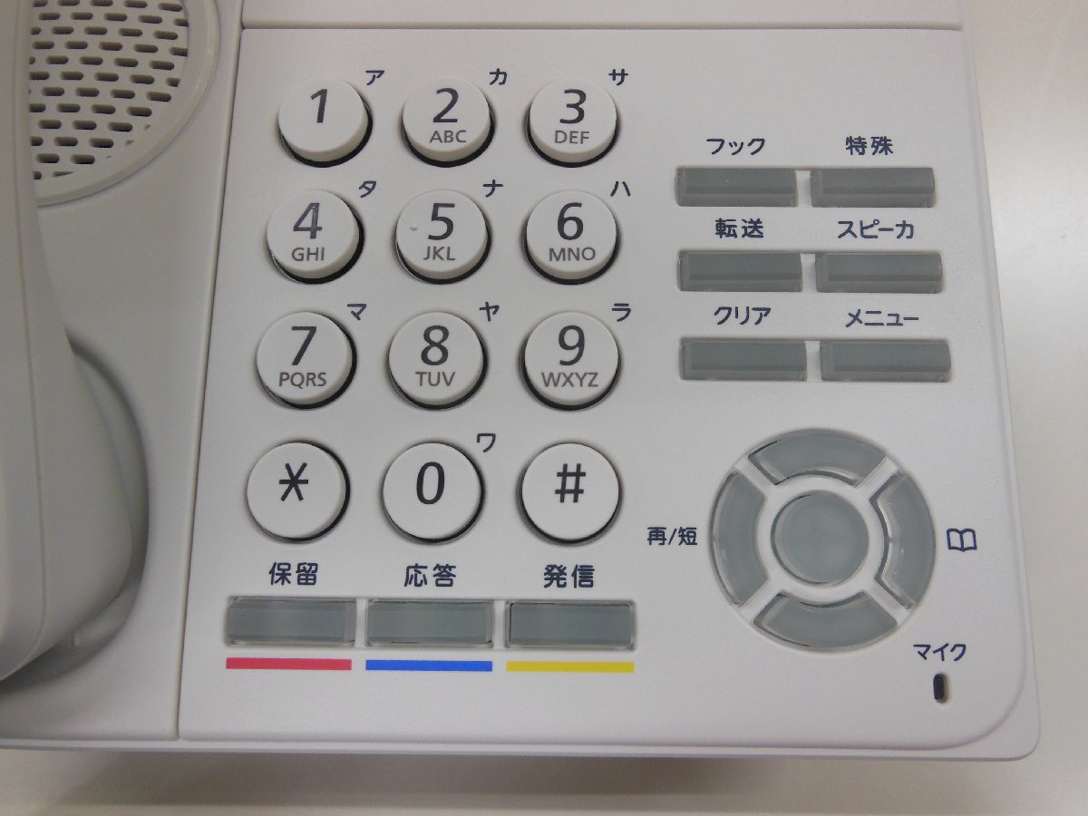 ●NEC● 中古品 / DT500 Series / DTK-12D-1D(WH)TEL / 12ボタン標準電話機（白） / ビジネスフォン_画像2