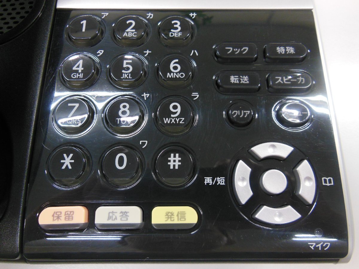 ●NEC● 中古品 / DT400 Series / DTZ-24D-2D(BK)TEL / 24ボタン標準電話機（黒） / ビジネスフォン_画像2