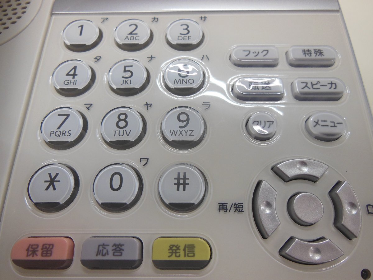 ●NEC● 中古品 / DT400 Series / DTZ-12D-2D(WH)TEL / 12ボタン標準電話機（白） / ビジネスフォン_画像2
