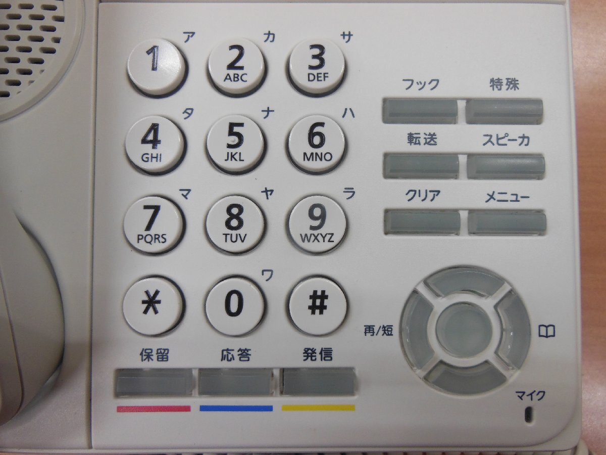 ●NEC● 中古品 / DT500 Series / DTK-24D-1D(WH)TEL / 24ボタン標準電話機（白） / ビジネスフォン_画像2