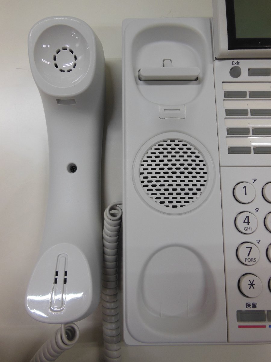 ●NEC● 中古品 / DT500 Series / DTK-24D-1D(WH)TEL / 24ボタン標準電話機（白） / ビジネスフォン_画像6