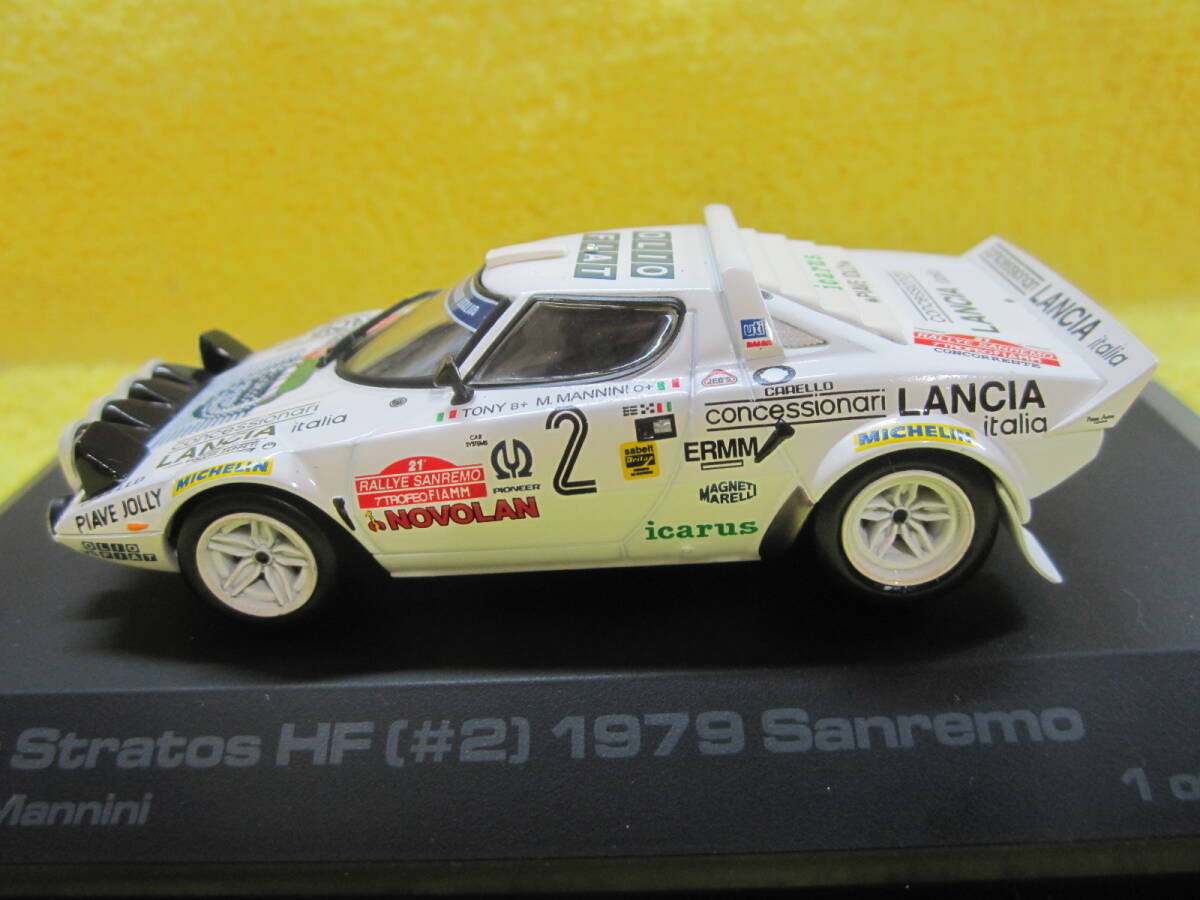 HPI 8070 1/43 LANCIA STRATOS HF #2 1979 Sanremo limitation 2016( Lancia Stratos sun remo