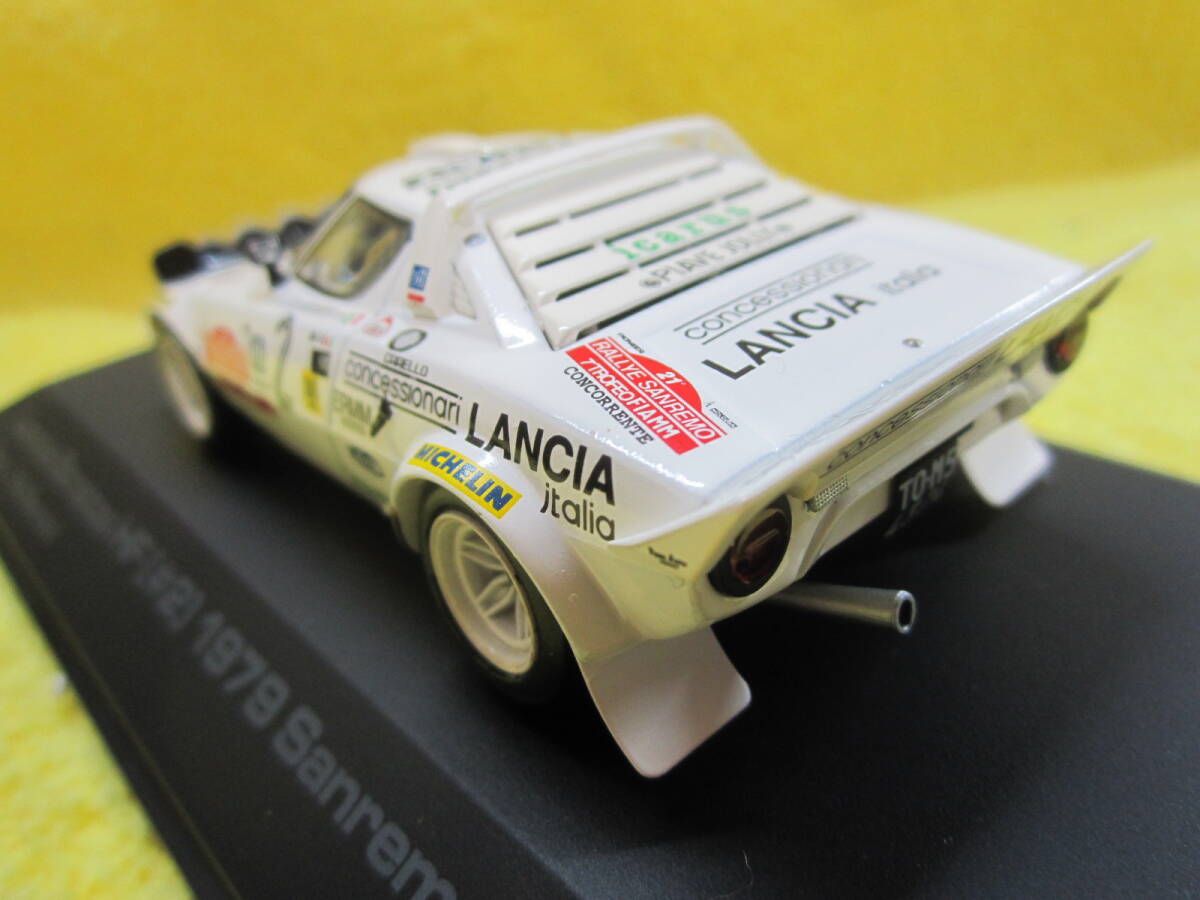 HPI 8070 1/43 LANCIA STRATOS HF #2 1979 Sanremo limitation 2016( Lancia Stratos sun remo