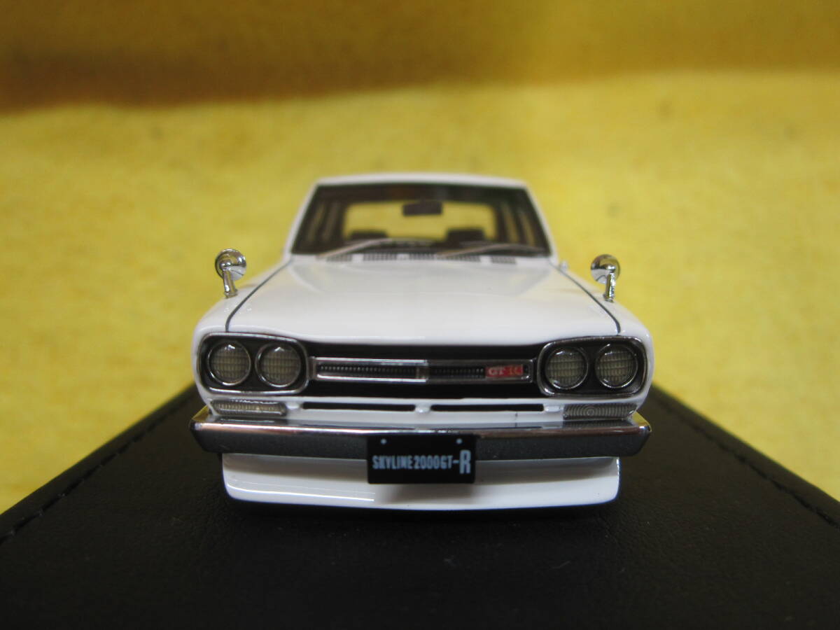 IG 1596 1/43 Nissan Skyline 2000 GT-R PGC10 White RSワタナベホイール（ ハコスカ 箱スカ ニッサン スカイライン 旧車 定番