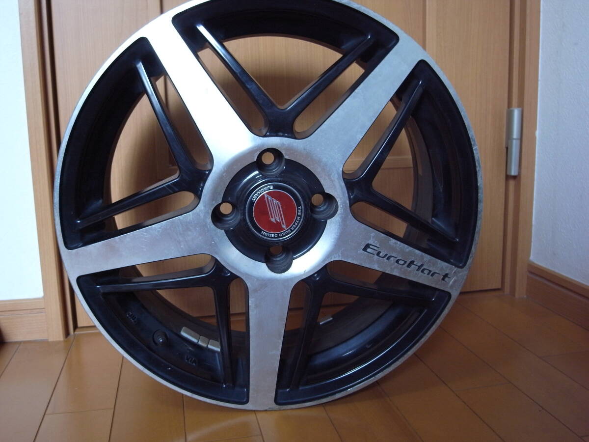 ☆洗練されたデザイン☆ Euro Hart アルミ 16×6J 4穴 PCD 100mm +42 _画像4