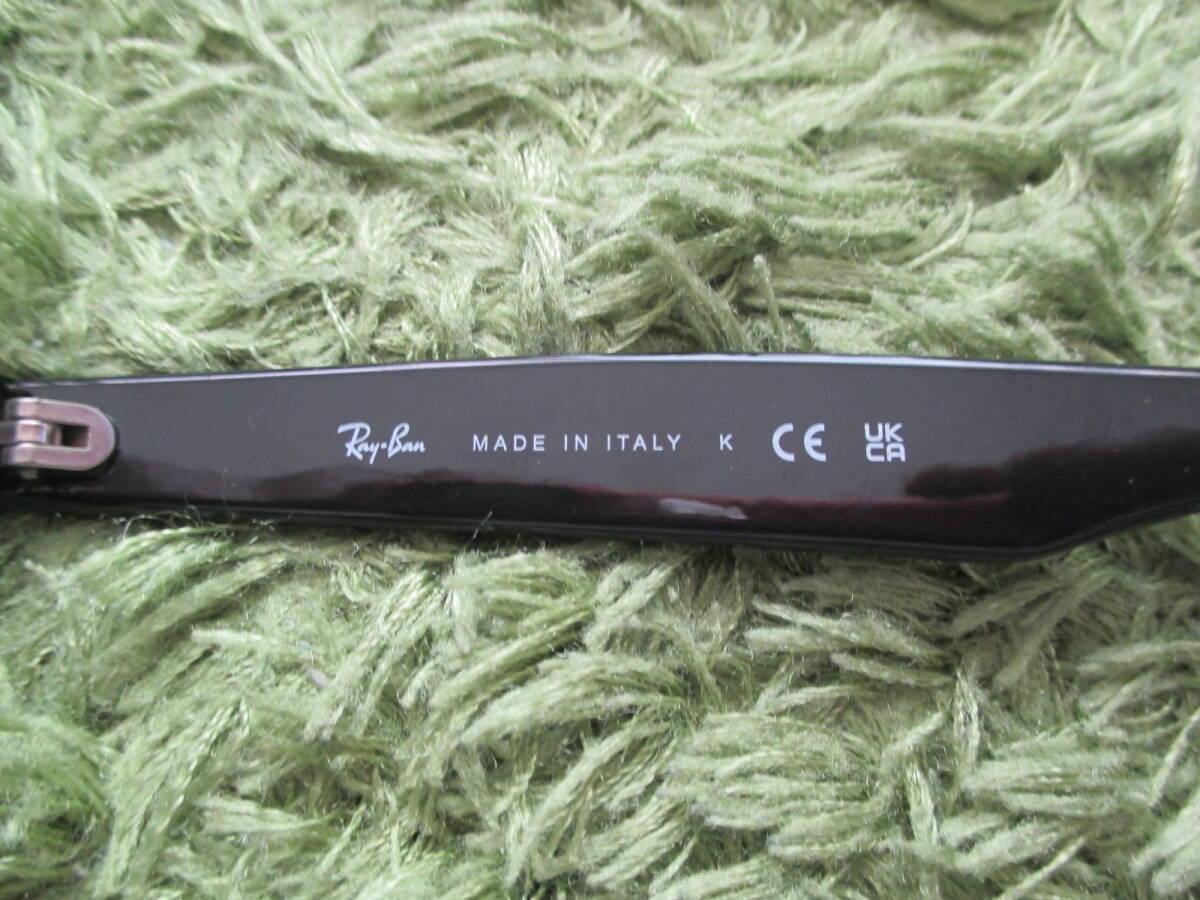 ☆極美品 Ray-Ban/レイバン RB2132F 601/64 55 ブルーグレー 専用ケース付 NEW WAYFARER/ニューウェイファーラー正規品 601 64 60164☆