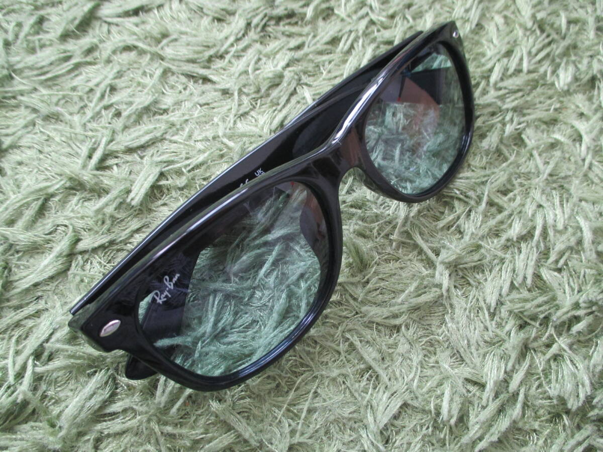 ☆極美品 Ray-Ban/レイバン RB2132F 601/64 55 ブルーグレー 専用ケース付 NEW WAYFARER/ニューウェイファーラー正規品 601 64 60164☆