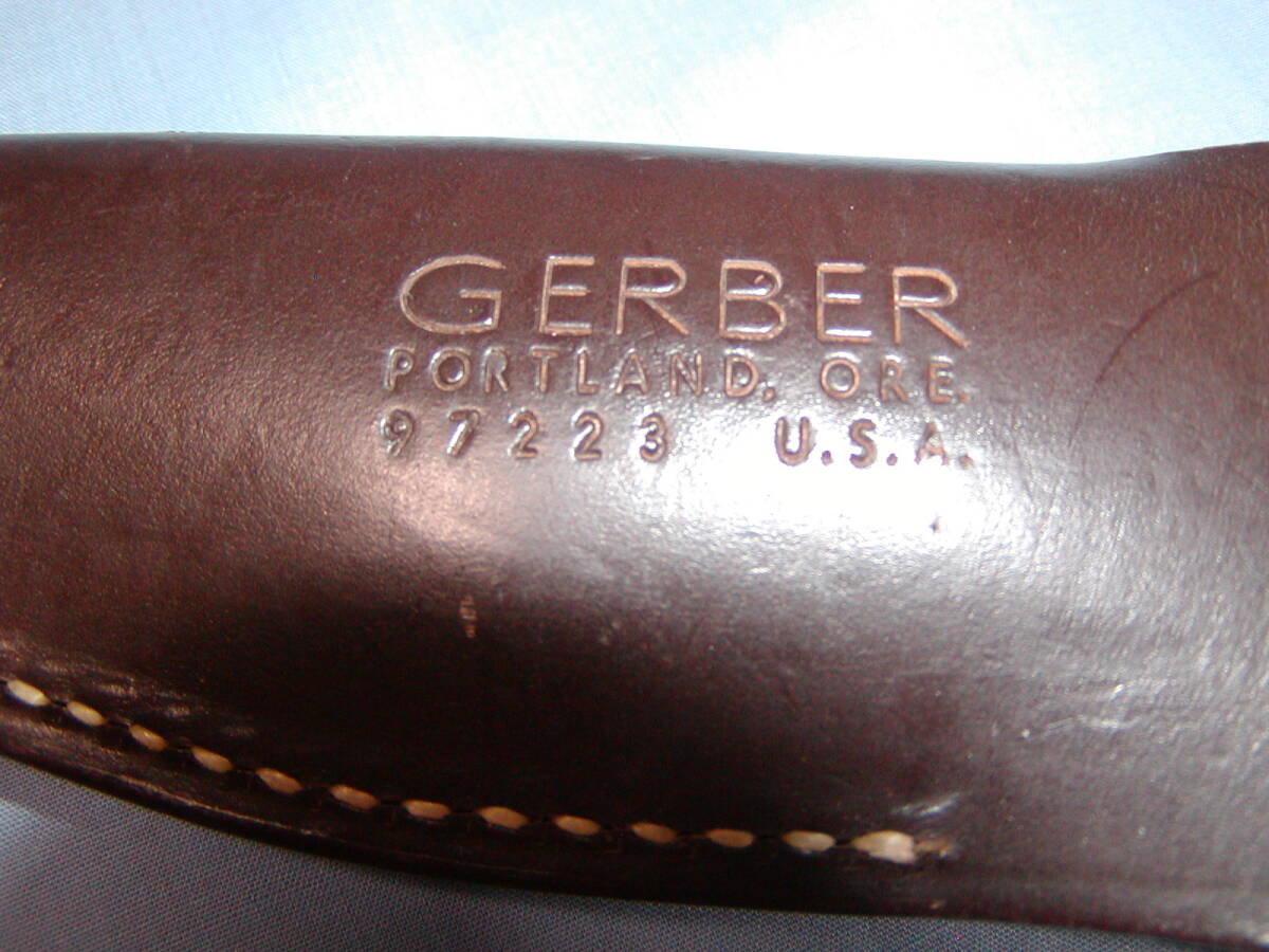 GERBER ガーバーナイフ PORTLAND.OLE 97723 U.S.A 全長22.2㎝ ケース長 24.3㎝ の画像5