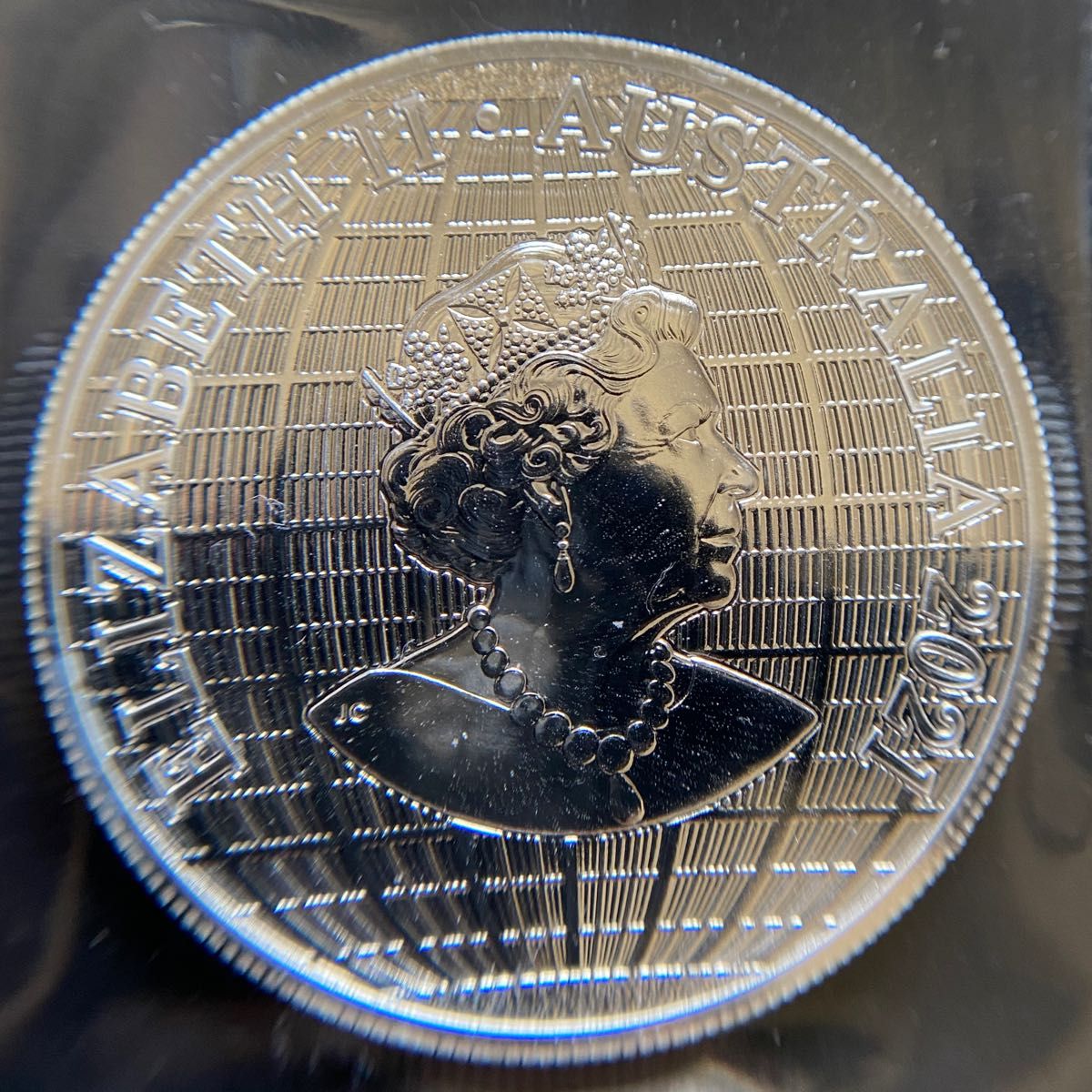 サザンクロス銀貨　⑫　南十字星　2021年　1オンス　オーストラリア　シルバー
